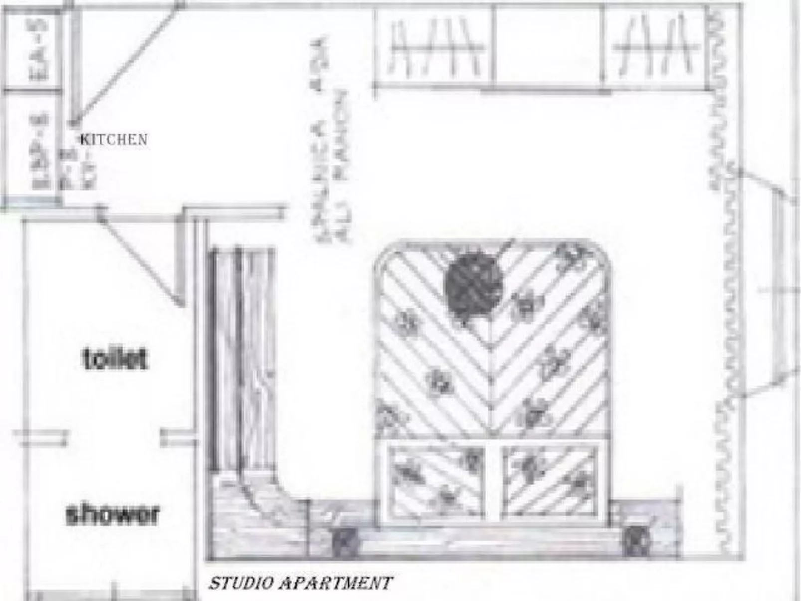 Ferienzimmer "Studio Apartment" - Dedans