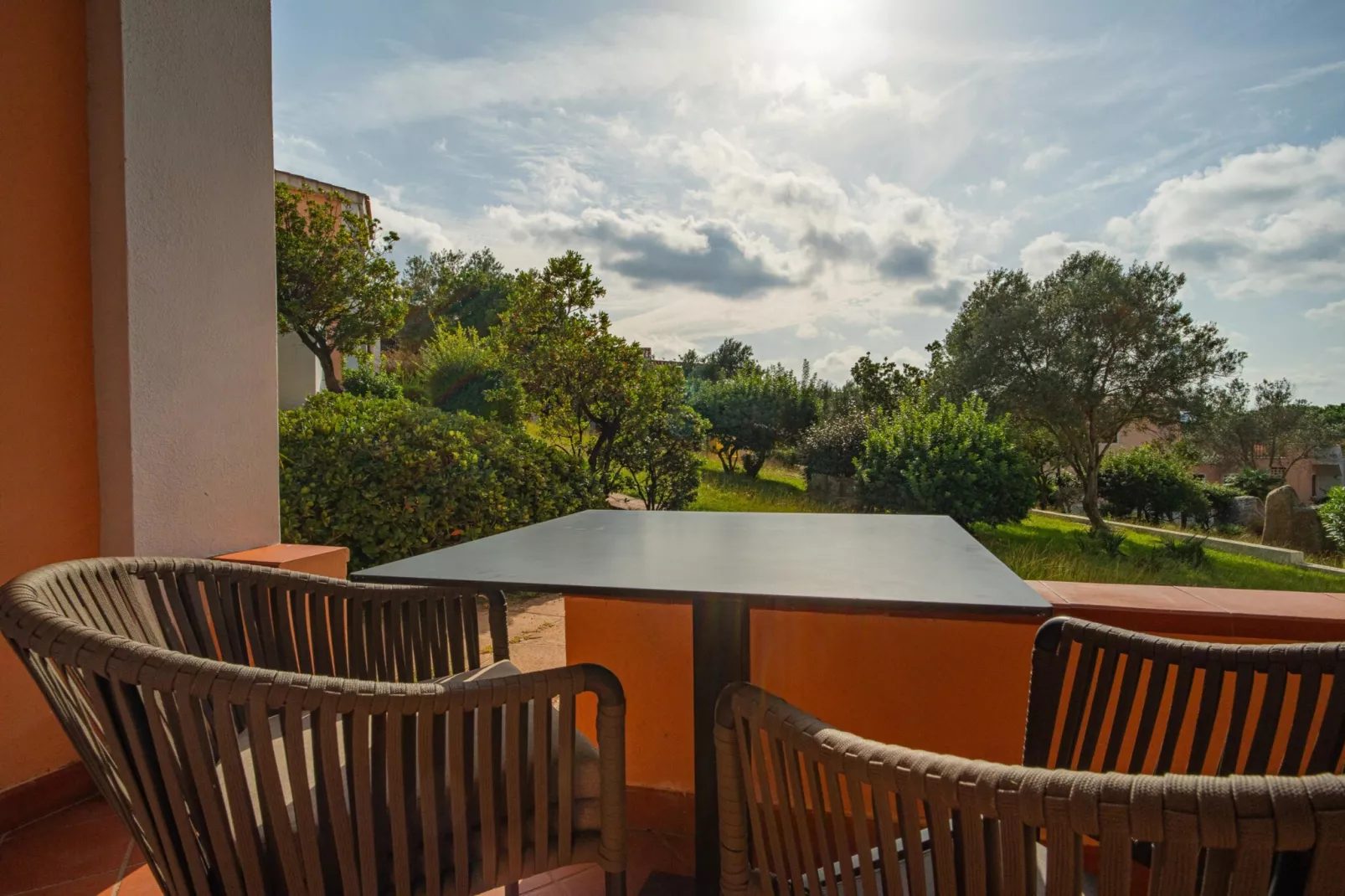 Felix Residence Hotel Costa Serena - Bilo Comfort - Terrasse/Balkon