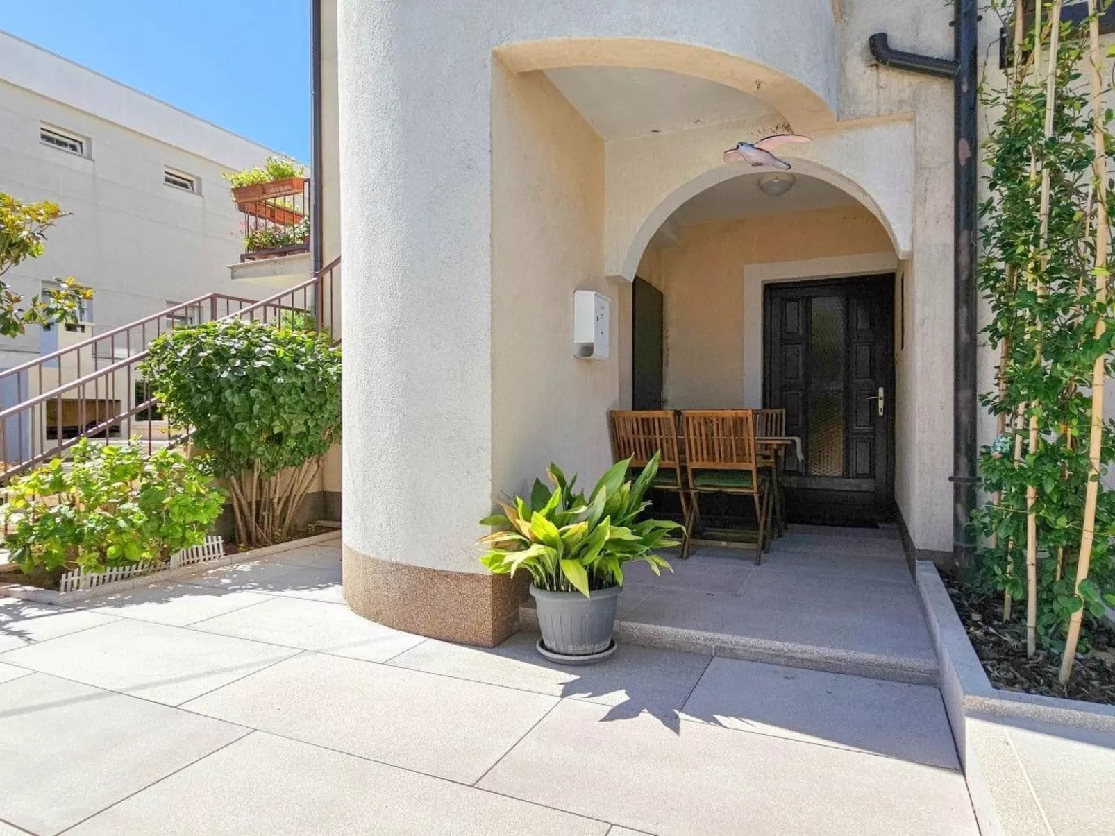 Wohnung "Maja" mit Terrasse - Draußen