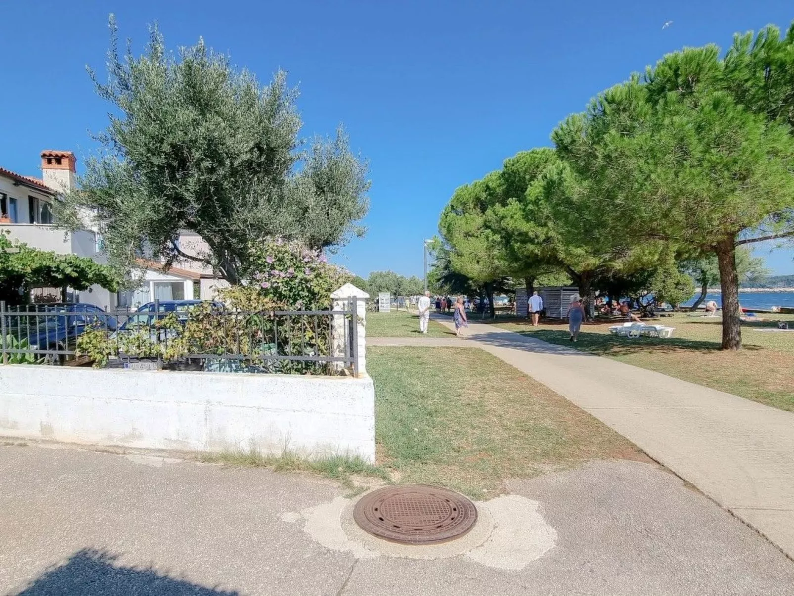 Wohnung "Pintar 1" mit Blick auf das Wasser - Draußen