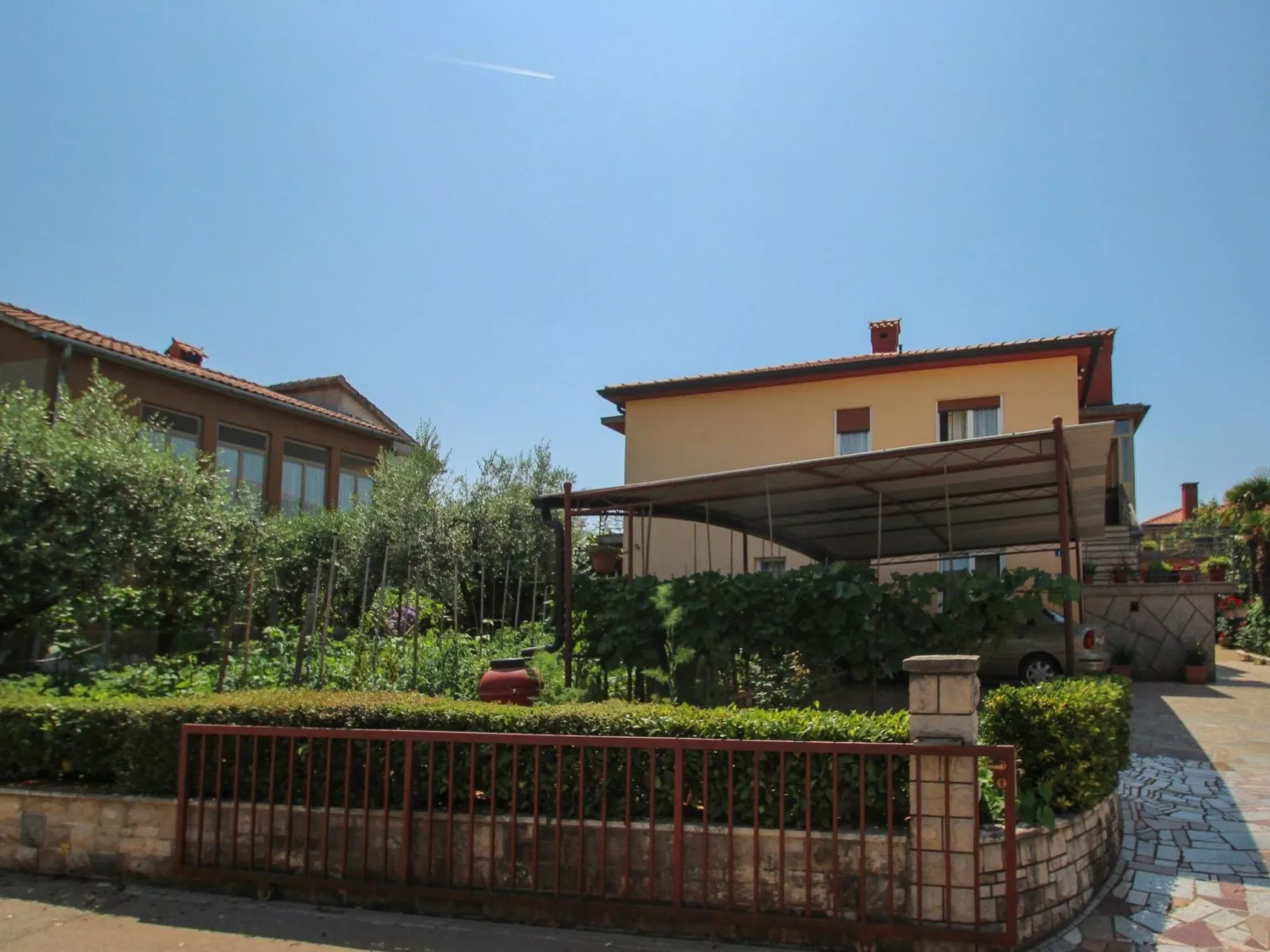 Für 2 Personen in Umag, Istrien - Dehors