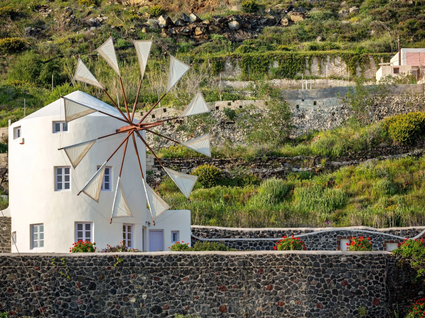 Mit Privatpool für 5 Personen ca. 85 m&sup2; in Santorini, Ägäis (Santorin) - Outside