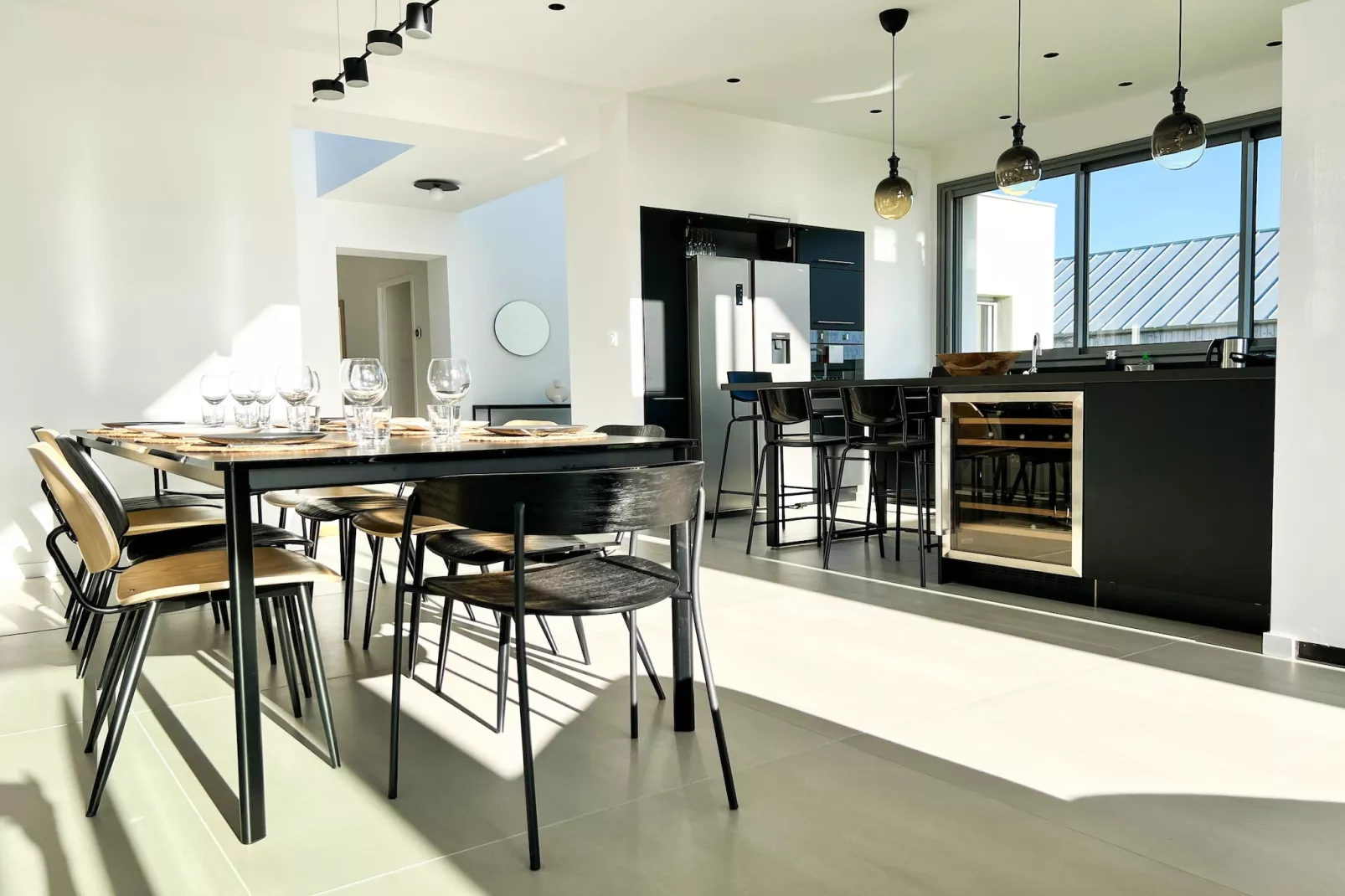 Architekten Villa mit Meerblick - Küche