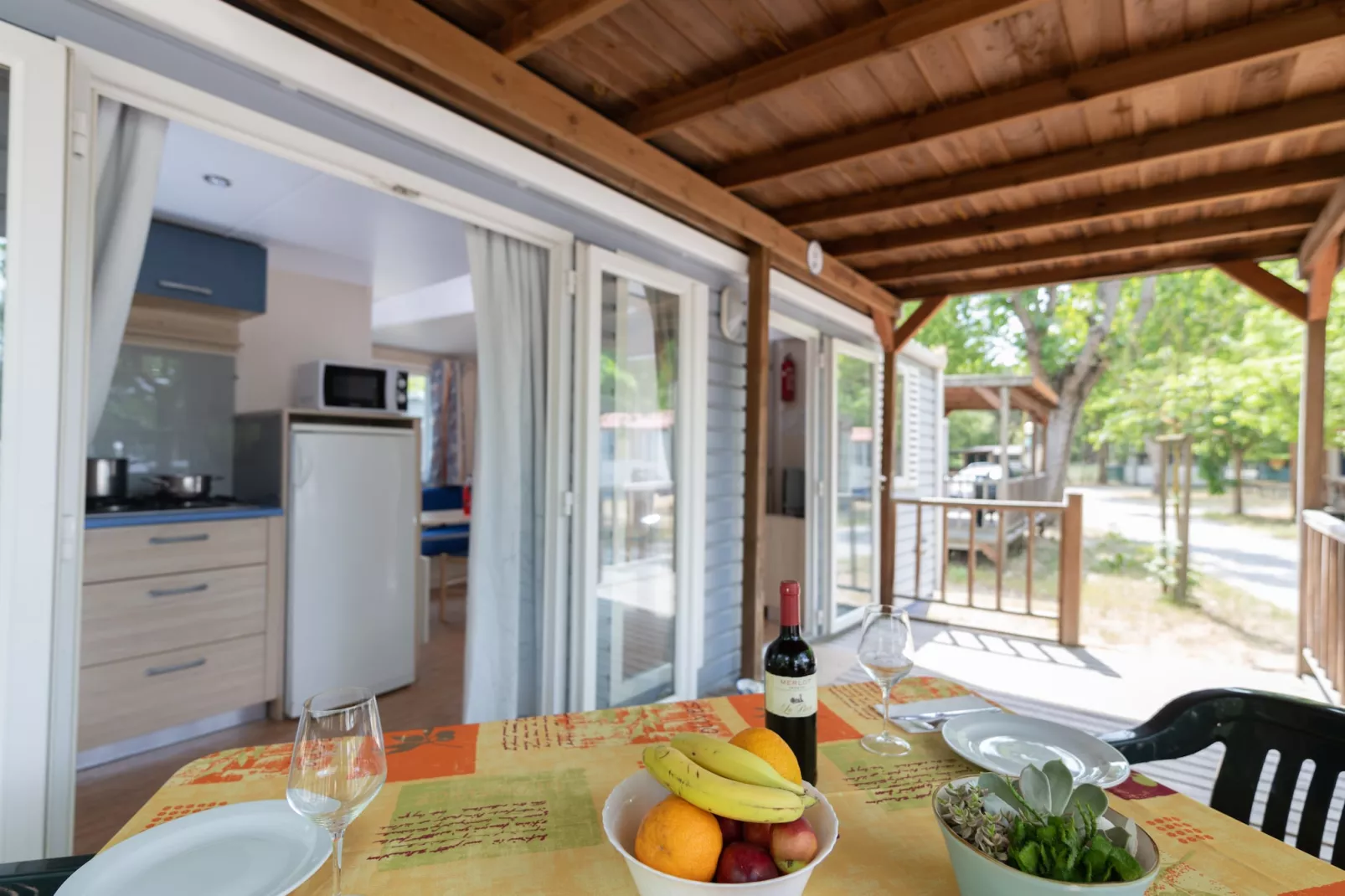 Cesenatico Camping Village - COTTAGE RIVIERA CESENATICO - Terrasse / balcon