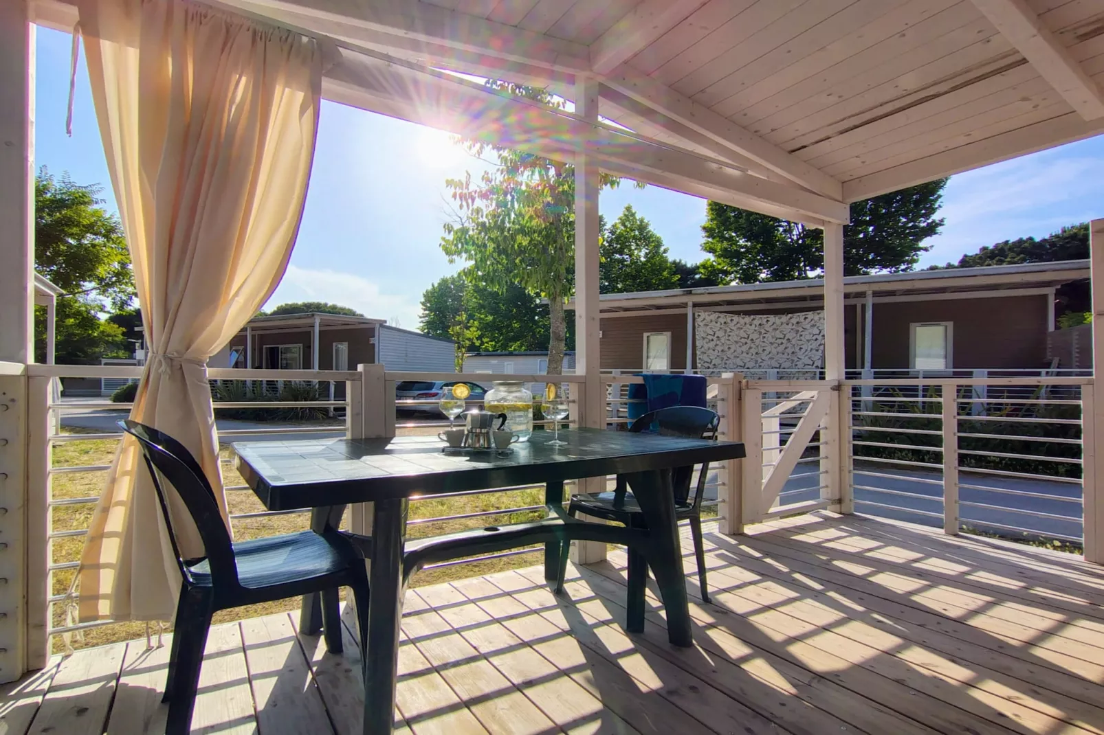 Cesenatico Camping Village - MOBILE HOME CASSIOPEA CESENATICO - Terrasse / balcon