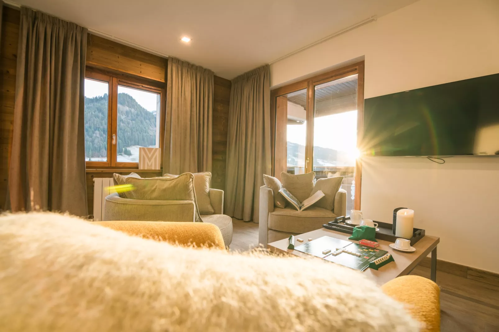 Les Portes de Megève 2 - Wohnzimmer