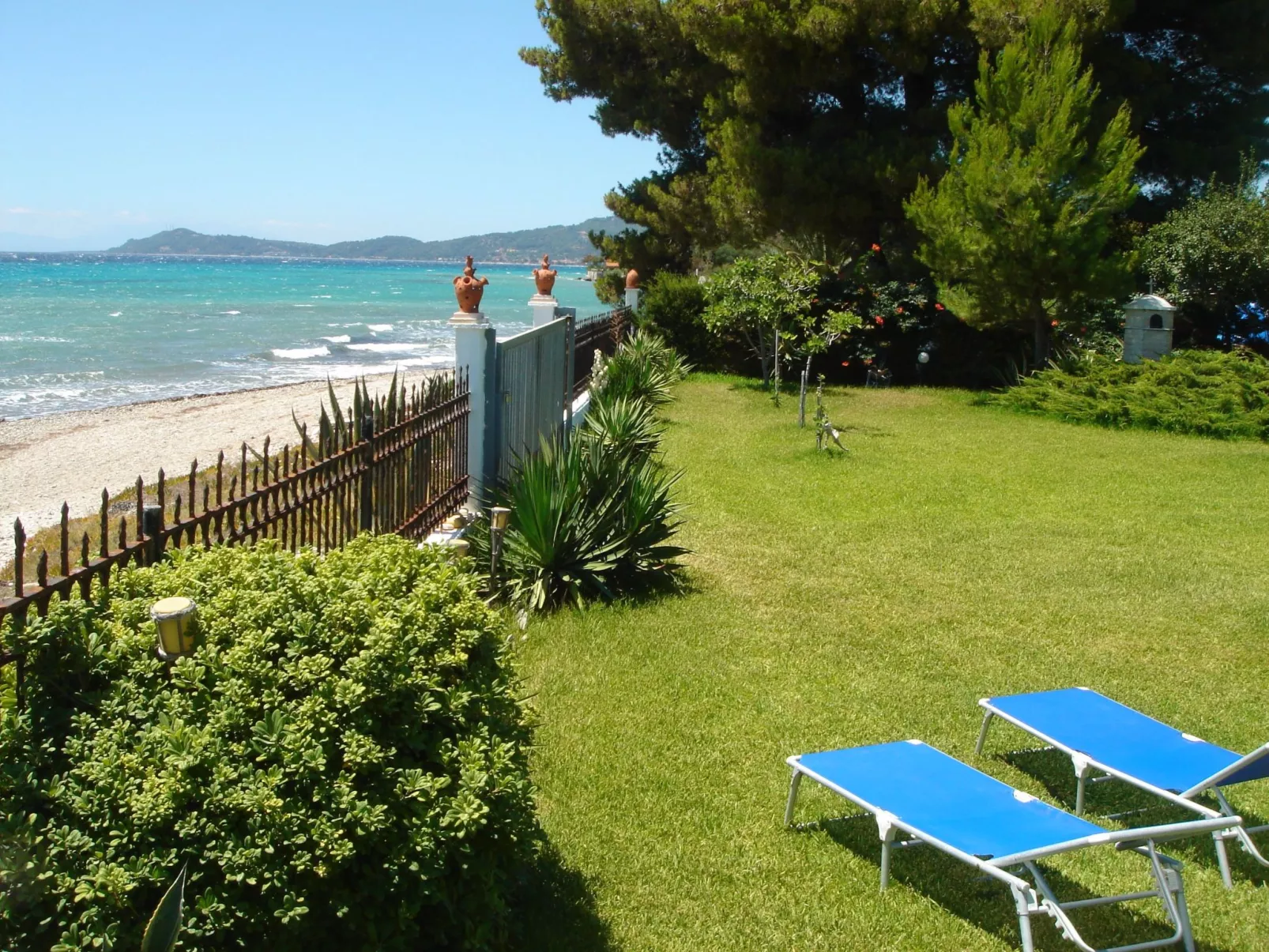 Aus dem Garten direkt an den Strand - Image-tags.info