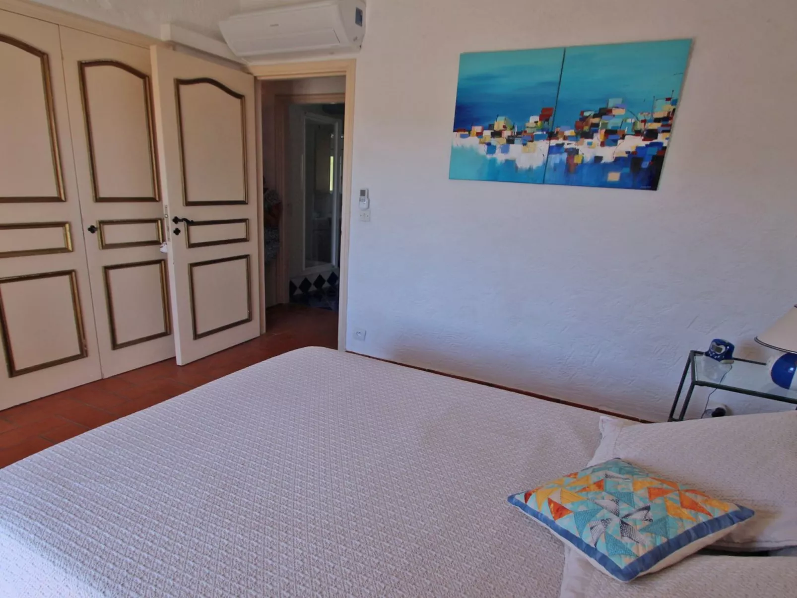 Haus 6 pers - Blick aufs Meer - Schwimmbad - Klima - Wifi - Drinnen