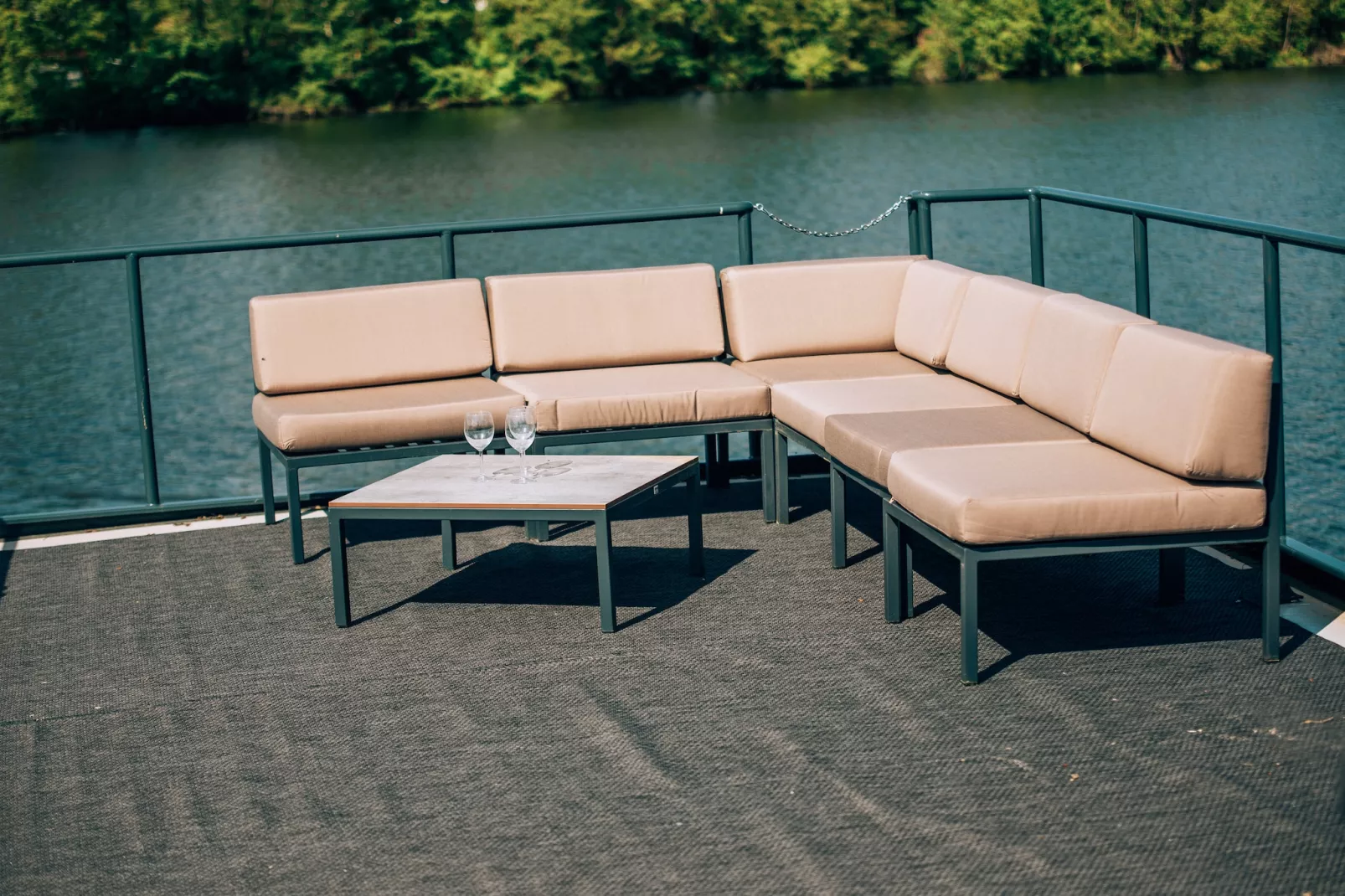 Hausboot Pankow - Terrasse/Balkon