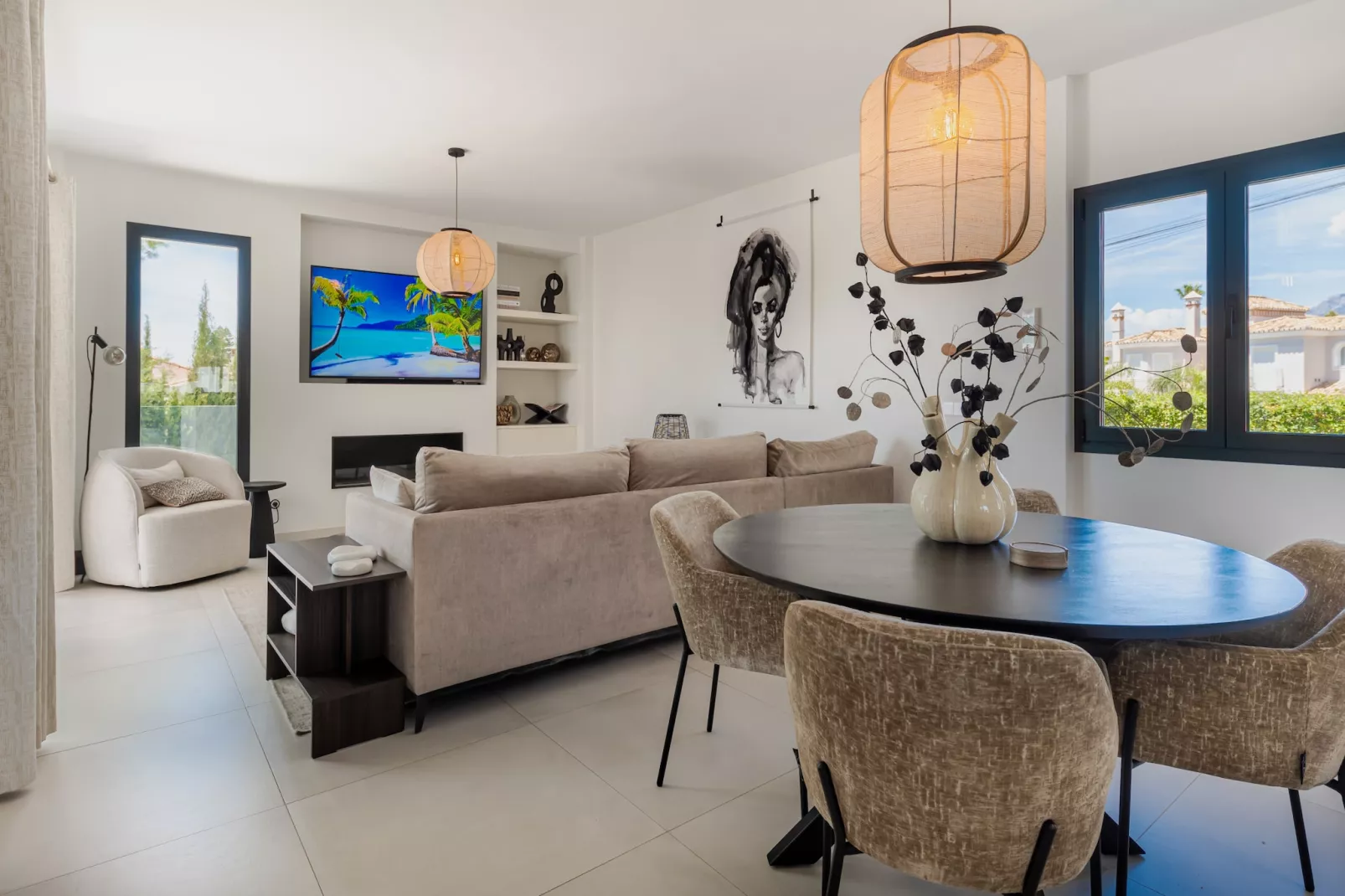 Elegant Villa with sea Views & Pool Marbella - Dining room