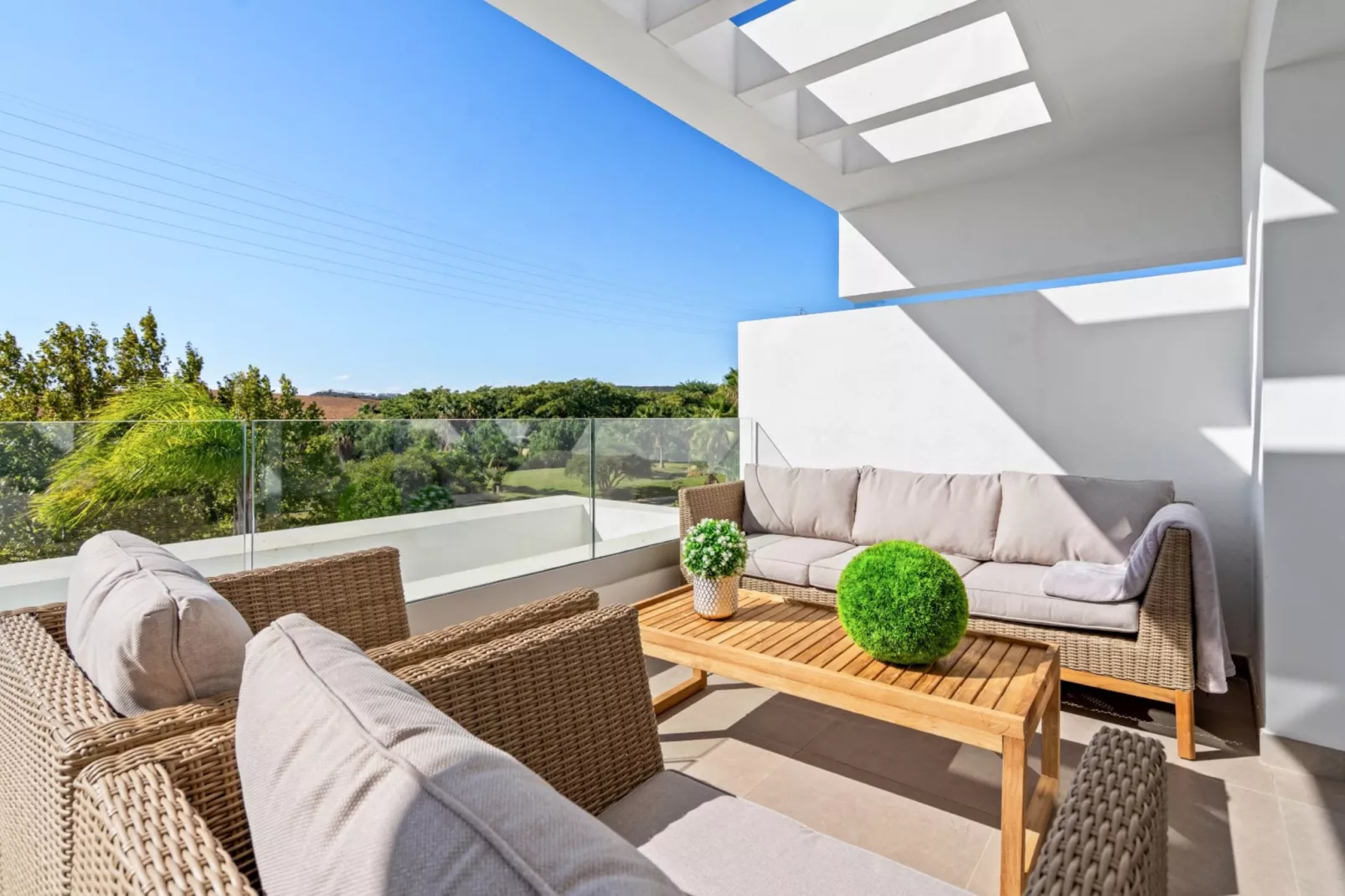 Chic Penthouse & Solarium ALCAZABA LAGOON (2125) - Terrasse / balcon