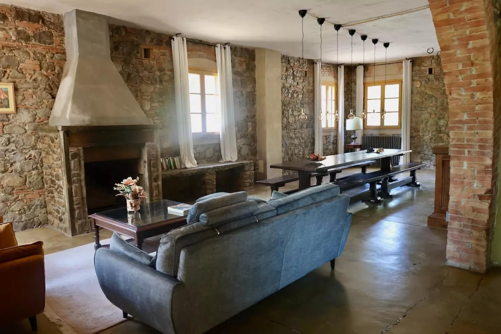 Podere La Sterza - The Villa - Wohnzimmer