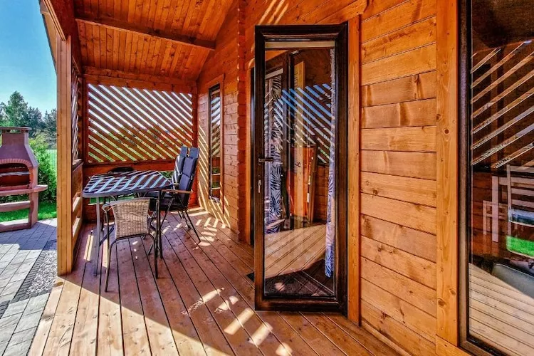 Domki wakacyjne w Kładnie - Terrasse/Balkon
