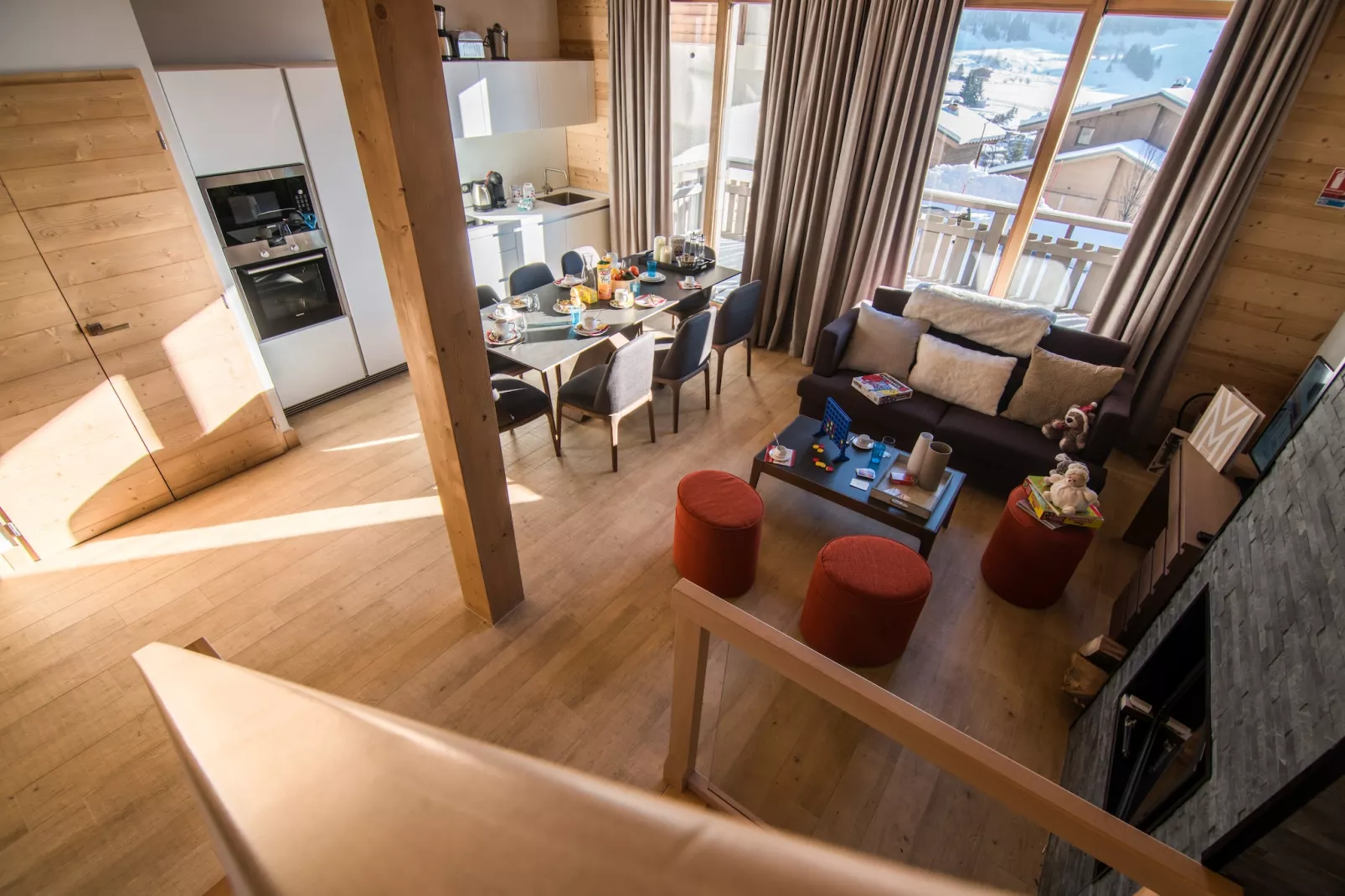 Les Portes de Megève 5 - Wohnzimmer