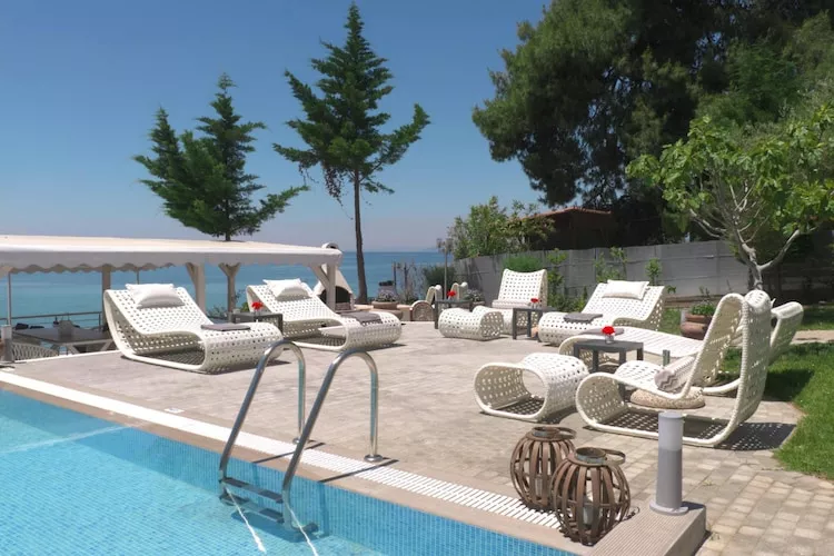 Holiday residence Acrotel Athena Villas, Elia Beach-1-bedroom-apartment ground floor - Piscine