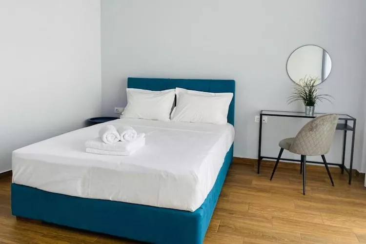 Acrotel Porto Brava Luxury Villas Ormos Panagias 4 bedroom villa 2 - 8 pax - Schlafzimmer
