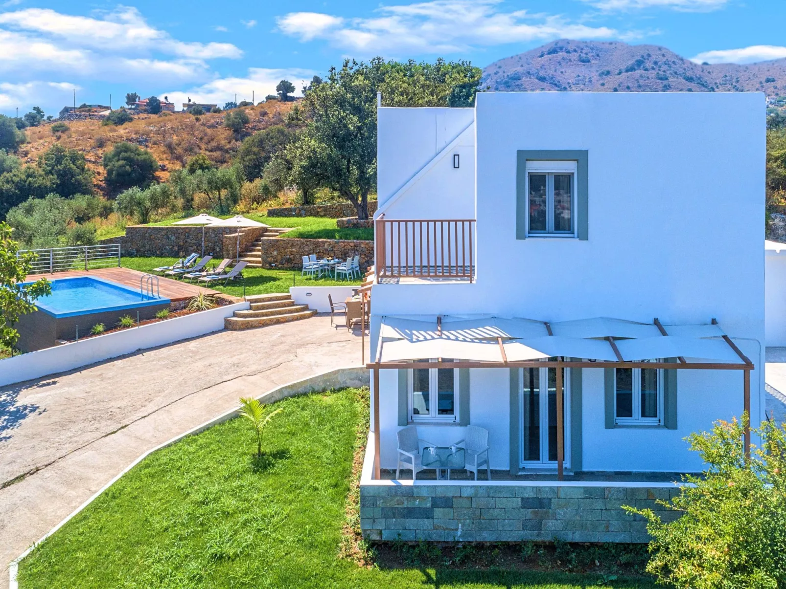 Georgioupolis Blaue Villa Privater Pool - Image-tags.info