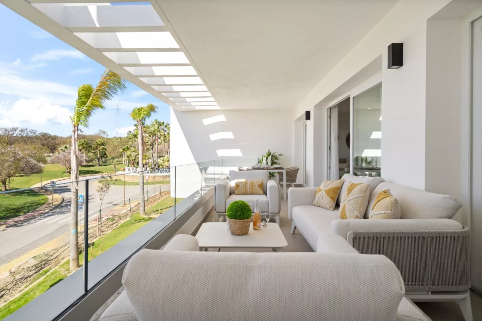 Stylish 2-Bed Apartment - ALCAZABA LAGOON (2115) - Terrasse / balcon