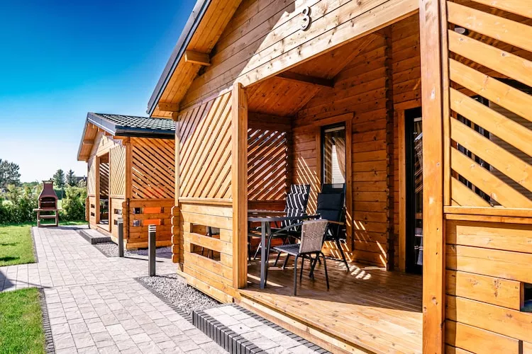 Domki wakacyjne w Kładnie - Terrasse/Balkon