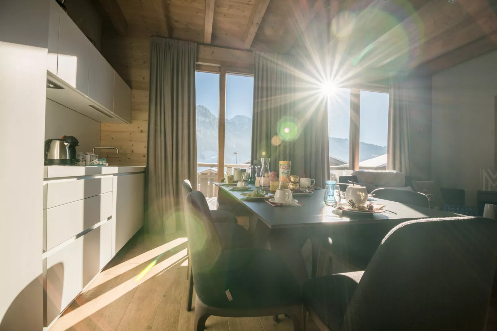 Les Portes de Megève 5 - Esszimmer
