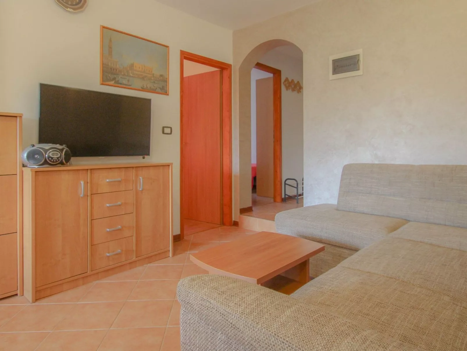 Wohnung "Timea 4" mit Terrasse - Dedans