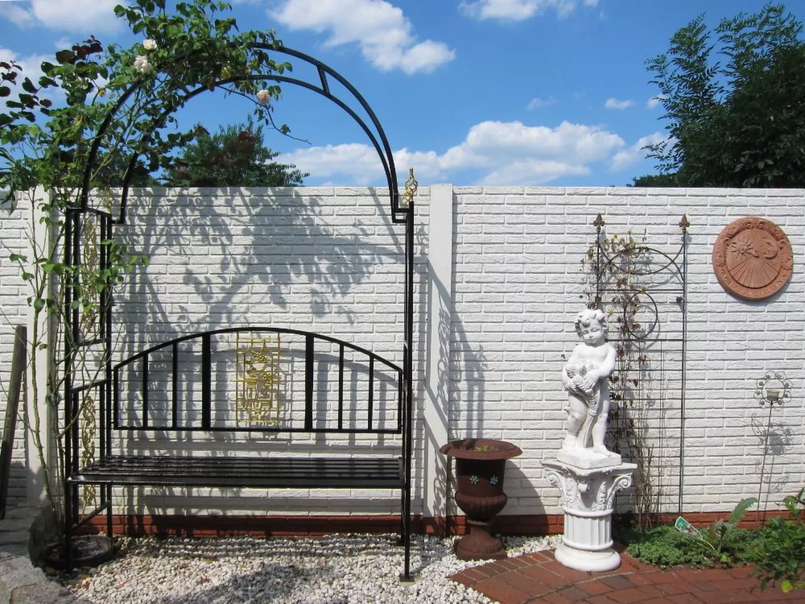 Wunderschöne Wohnung in Uphusen mit Grill - Draußen