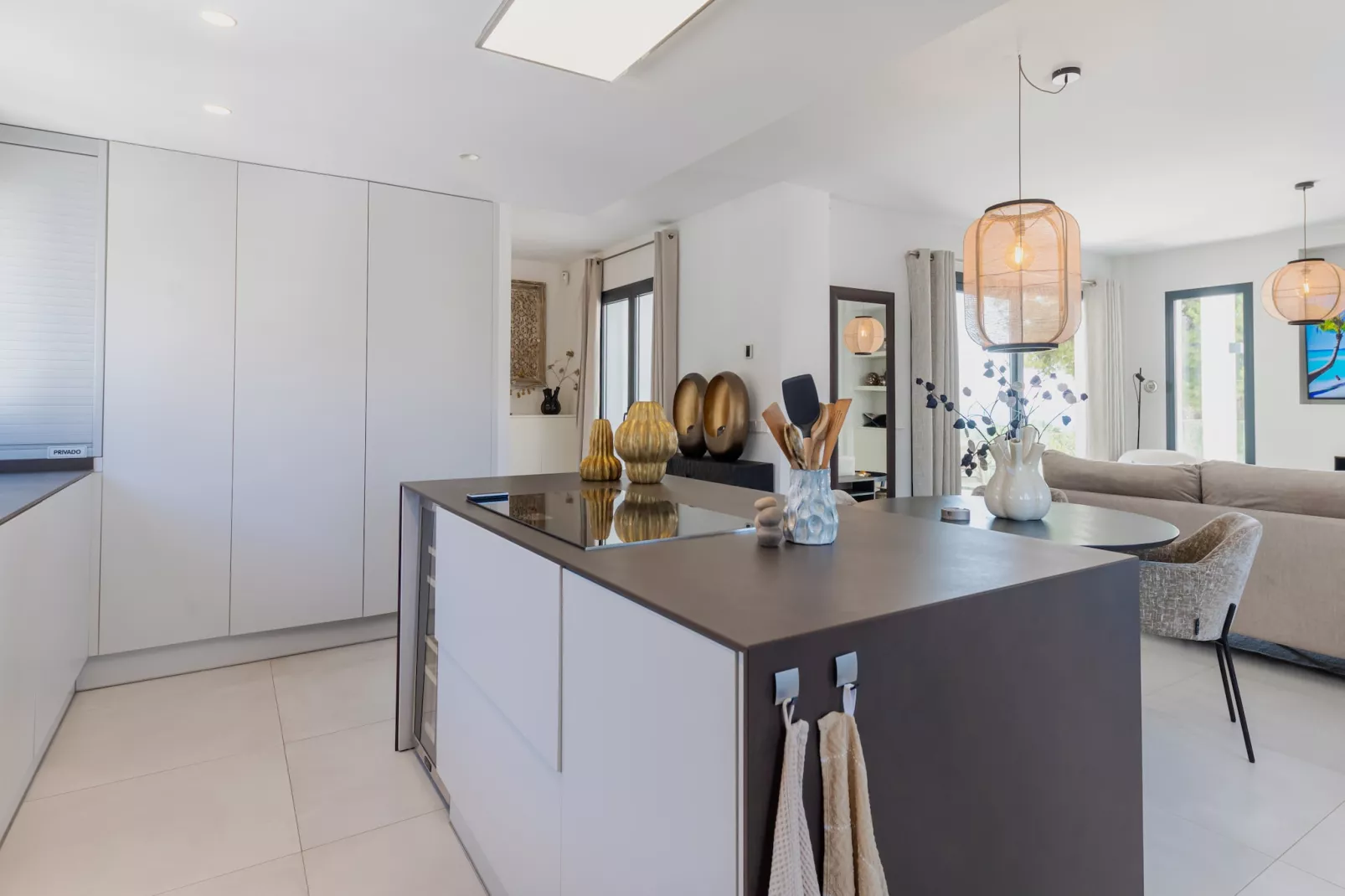 Elegant Villa with sea Views & Pool Marbella - Kitchen