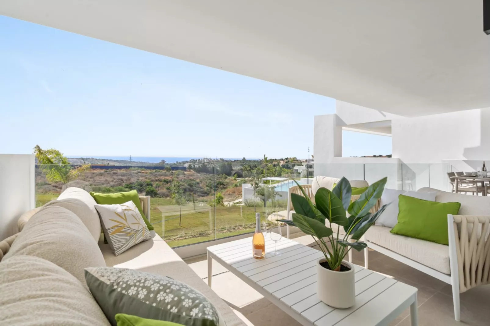 AL4-1911 ESTEPONA - APARTMENT - ALCAZABA LAGOON - Terrasse / balcon