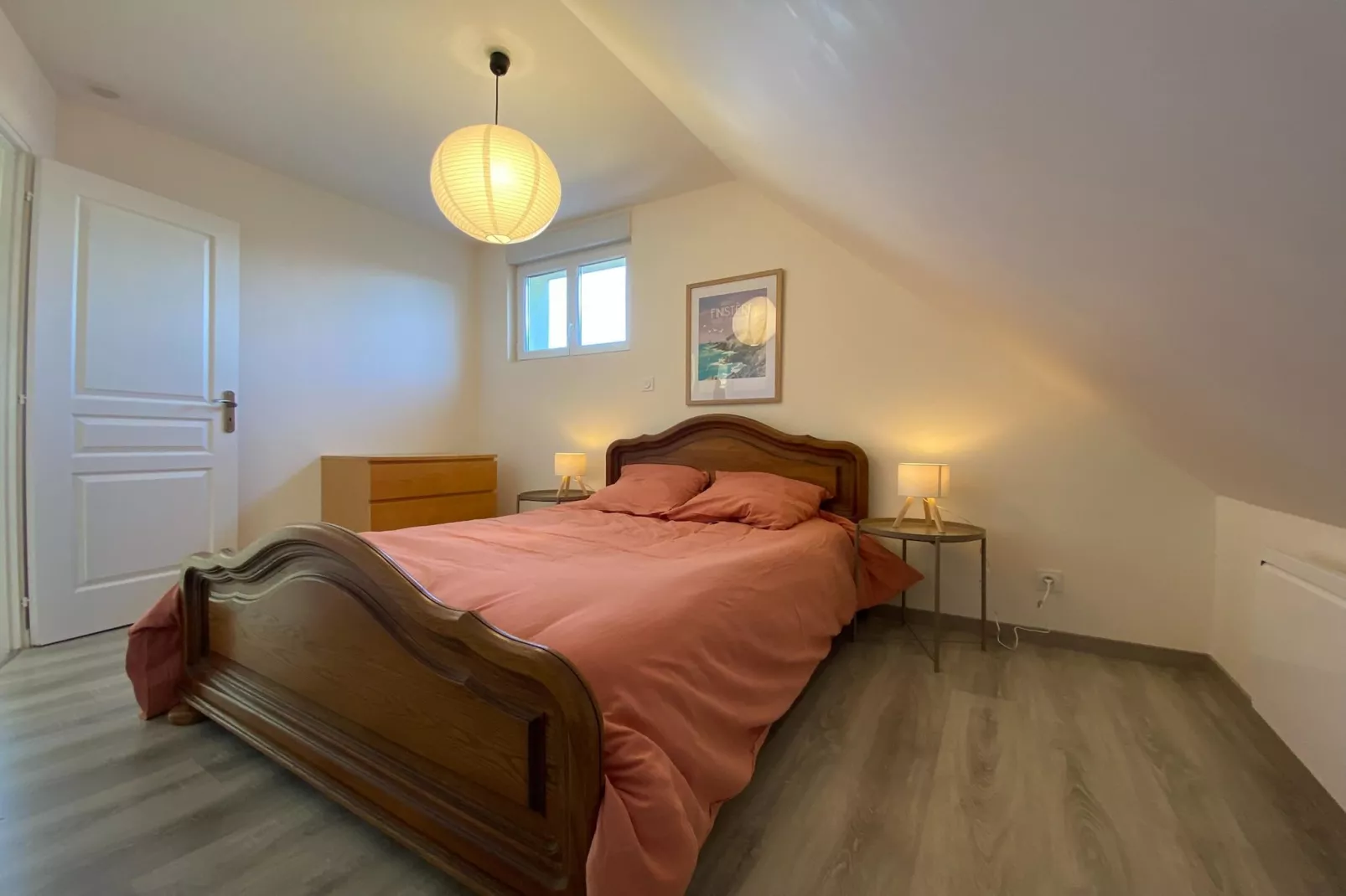 Ferienhaus mit Panoramablick Le Conquet - Schlafzimmer