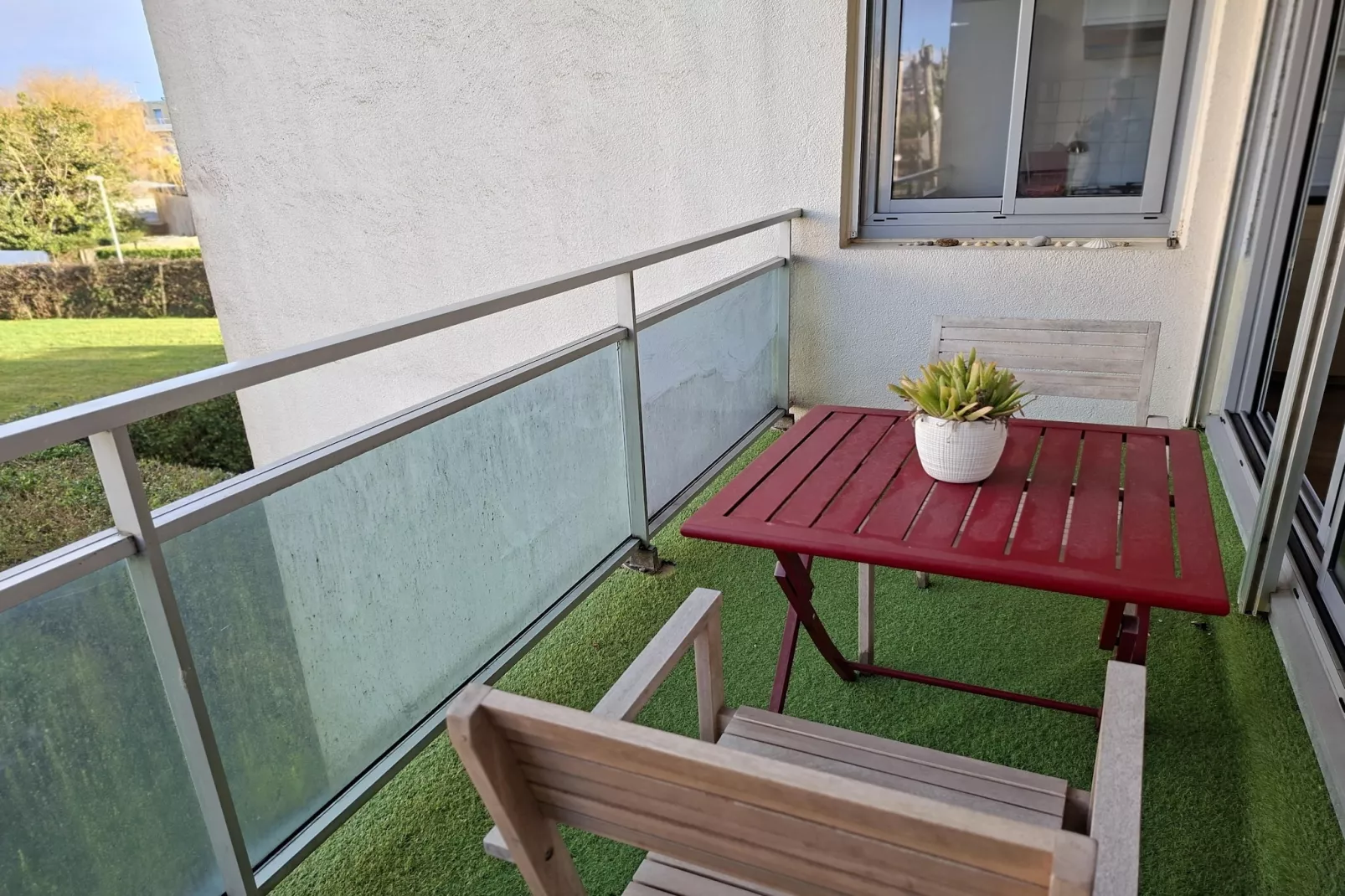 Ferienwohnung in Plougonvelin - Terrasse/Balkon