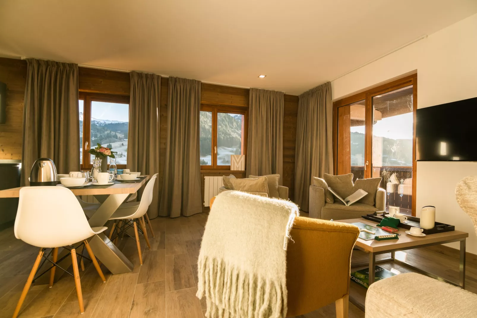 Les Portes de Megève 2 - Esszimmer
