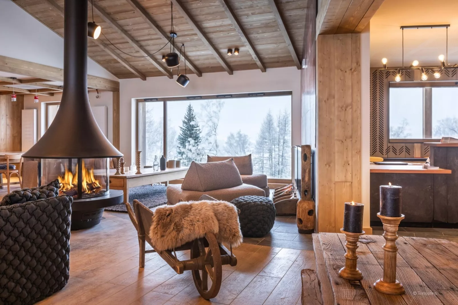 Les Chalets Du Cocoon - Wohnzimmer