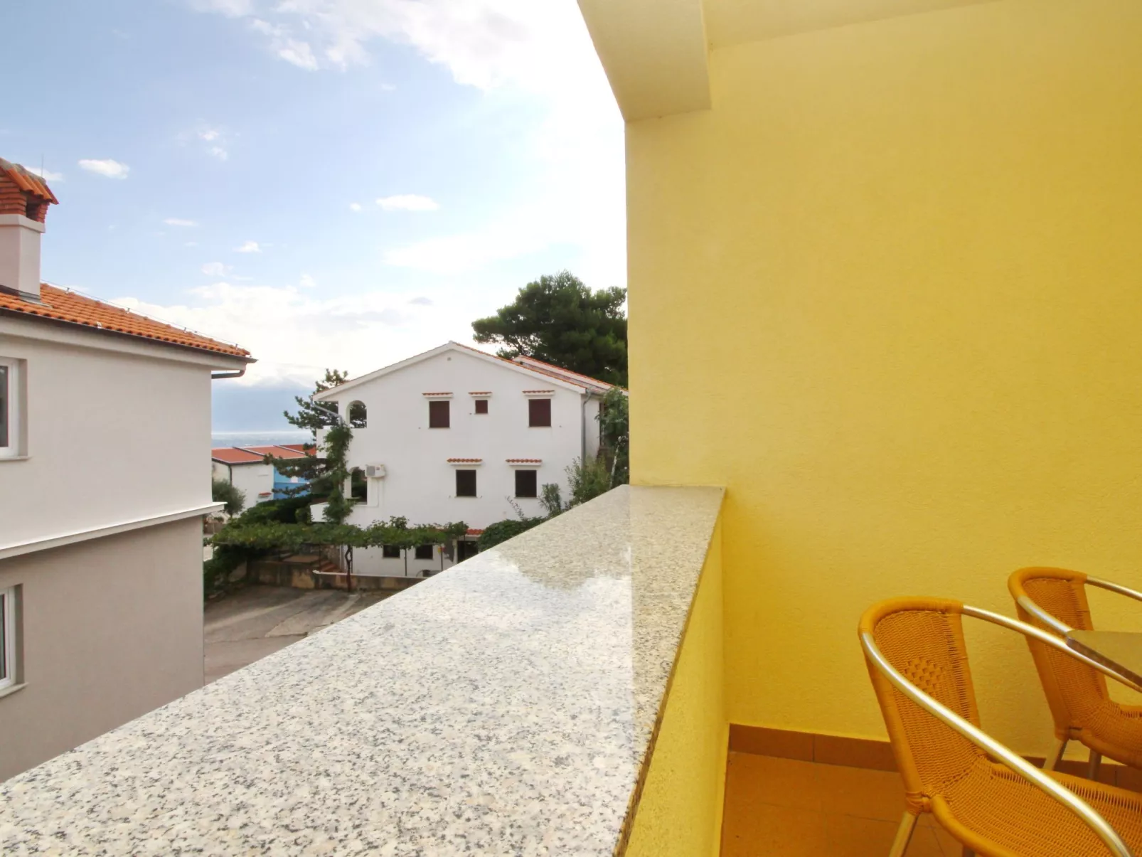 Appartement in Baška mit Eigenem Balkon - Dehors