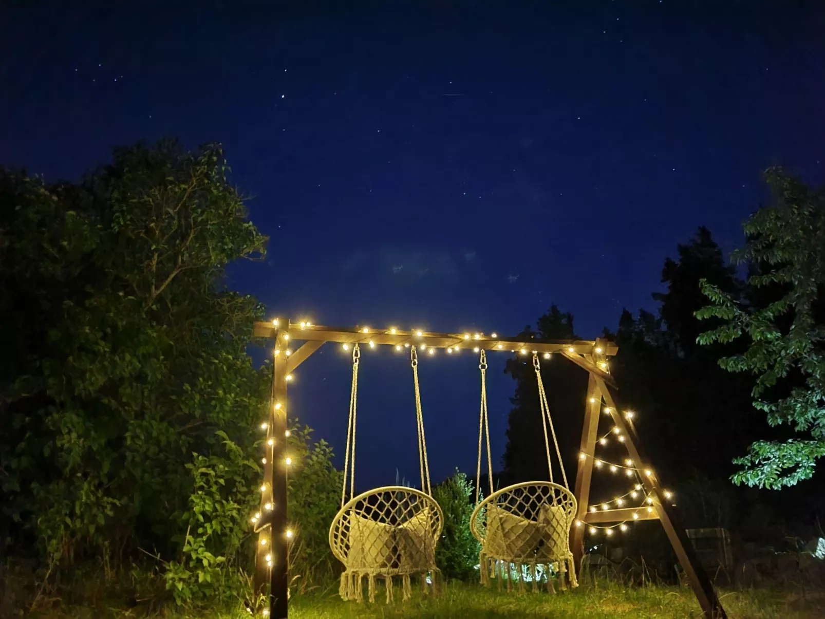 Bubble Übernachtung im Fichtelgebirge - Draußen