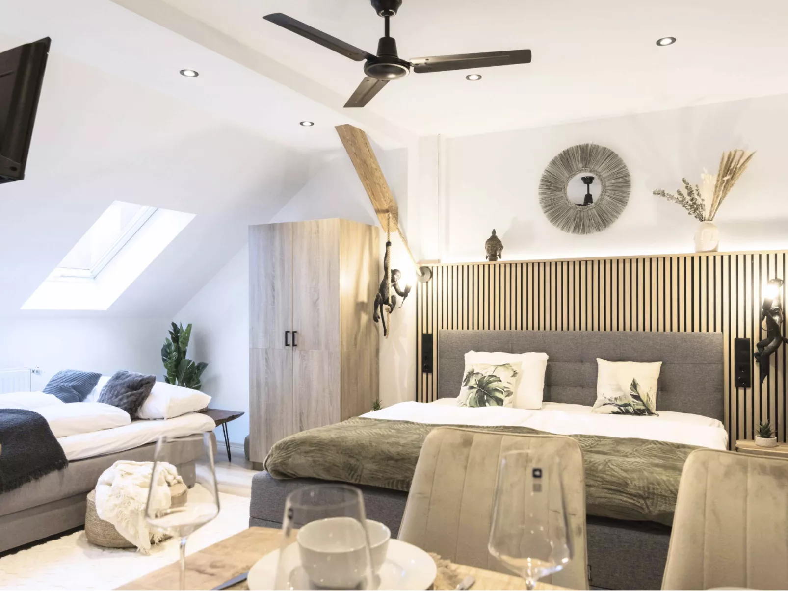 Apartment, Küche, Parkplatz, digitaler Check-in - Dedans