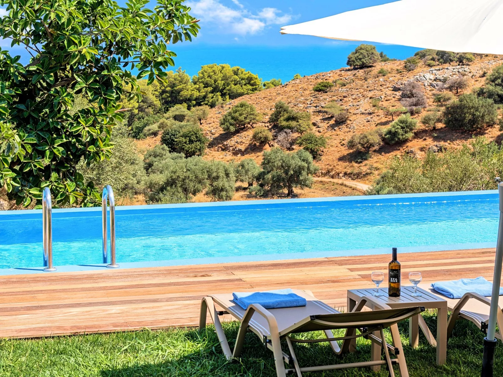 Georgioupolis Blaue Villa Privater Pool - Image-tags.info