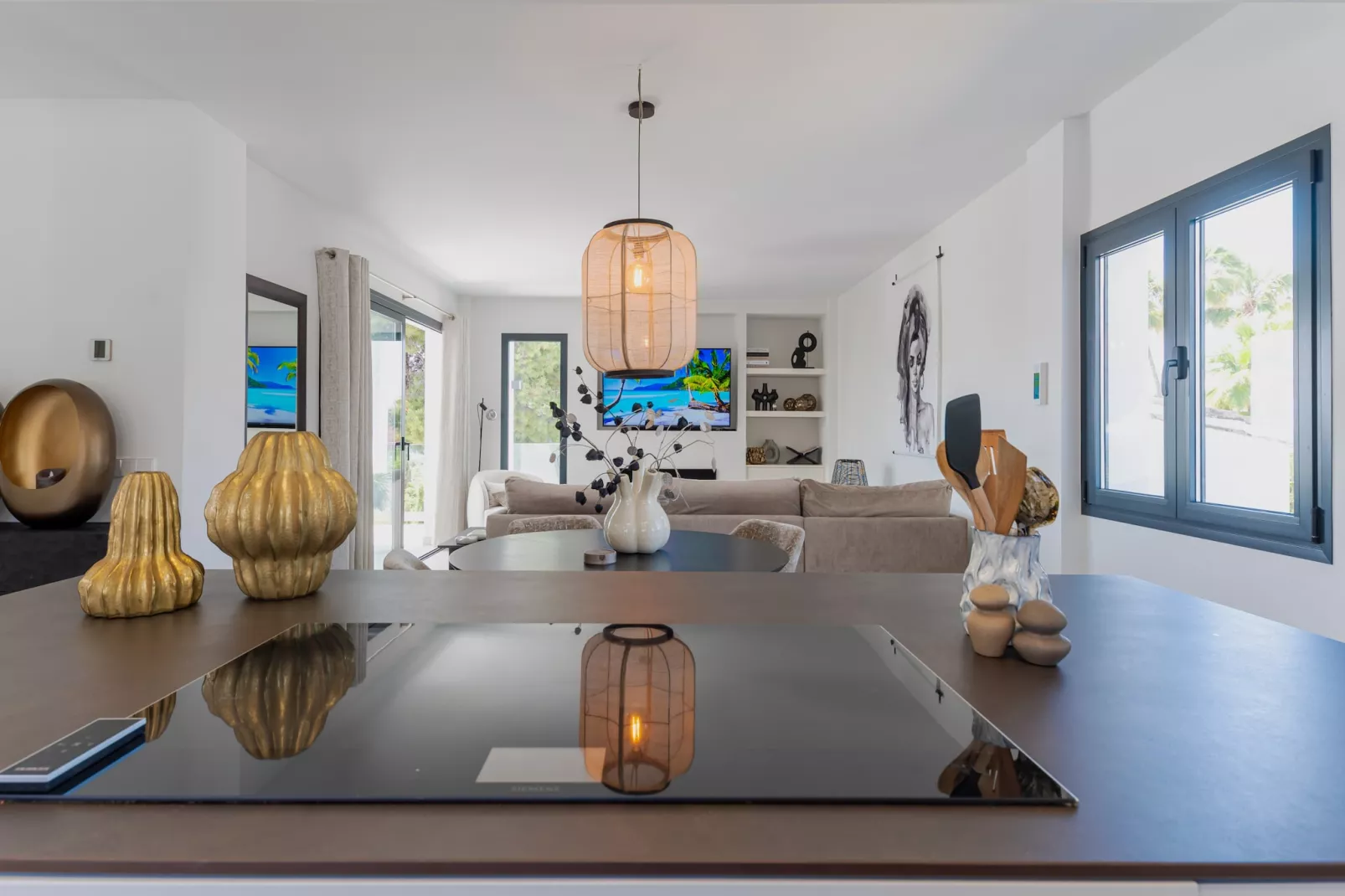 Elegant Villa with sea Views & Pool Marbella - Kitchen