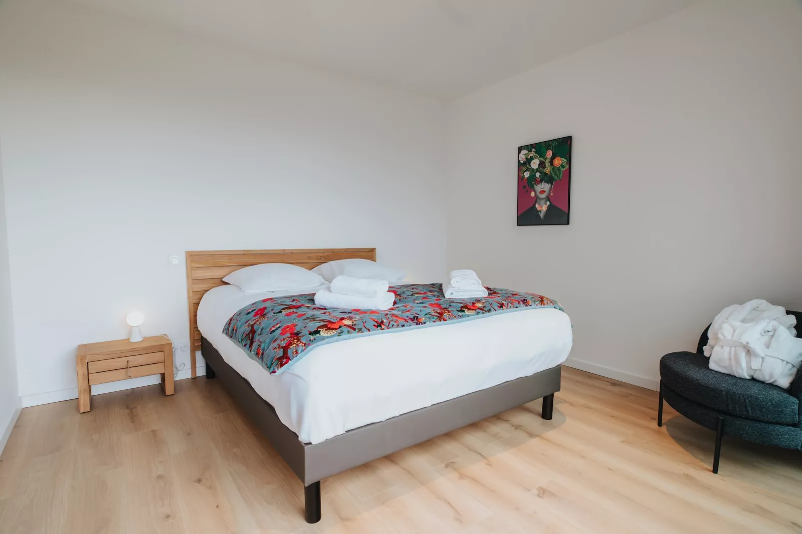 Architekten Villa mit Meerblick - Schlafzimmer