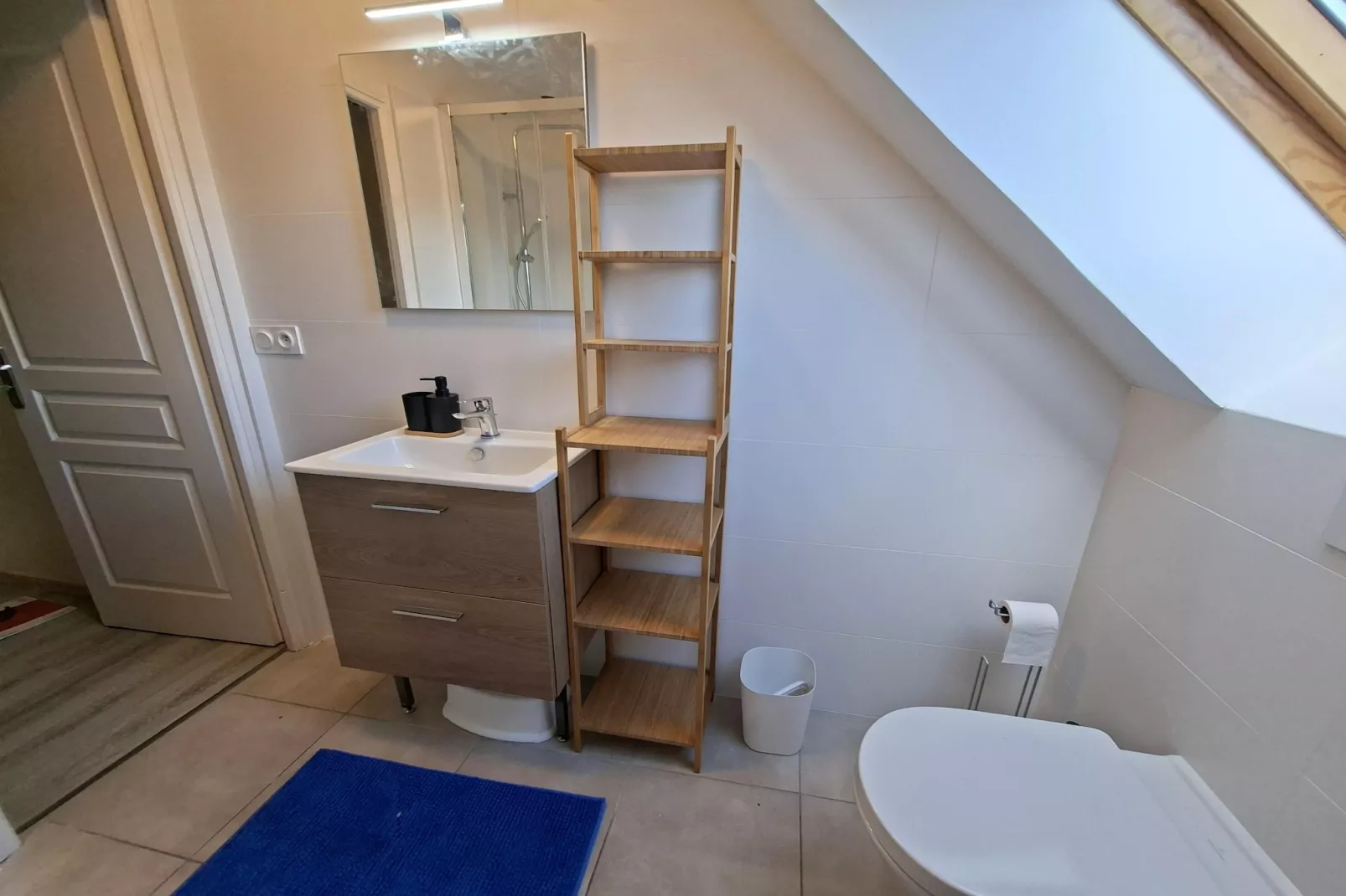 Ferienhaus mit Panoramablick Le Conquet - Bathroom