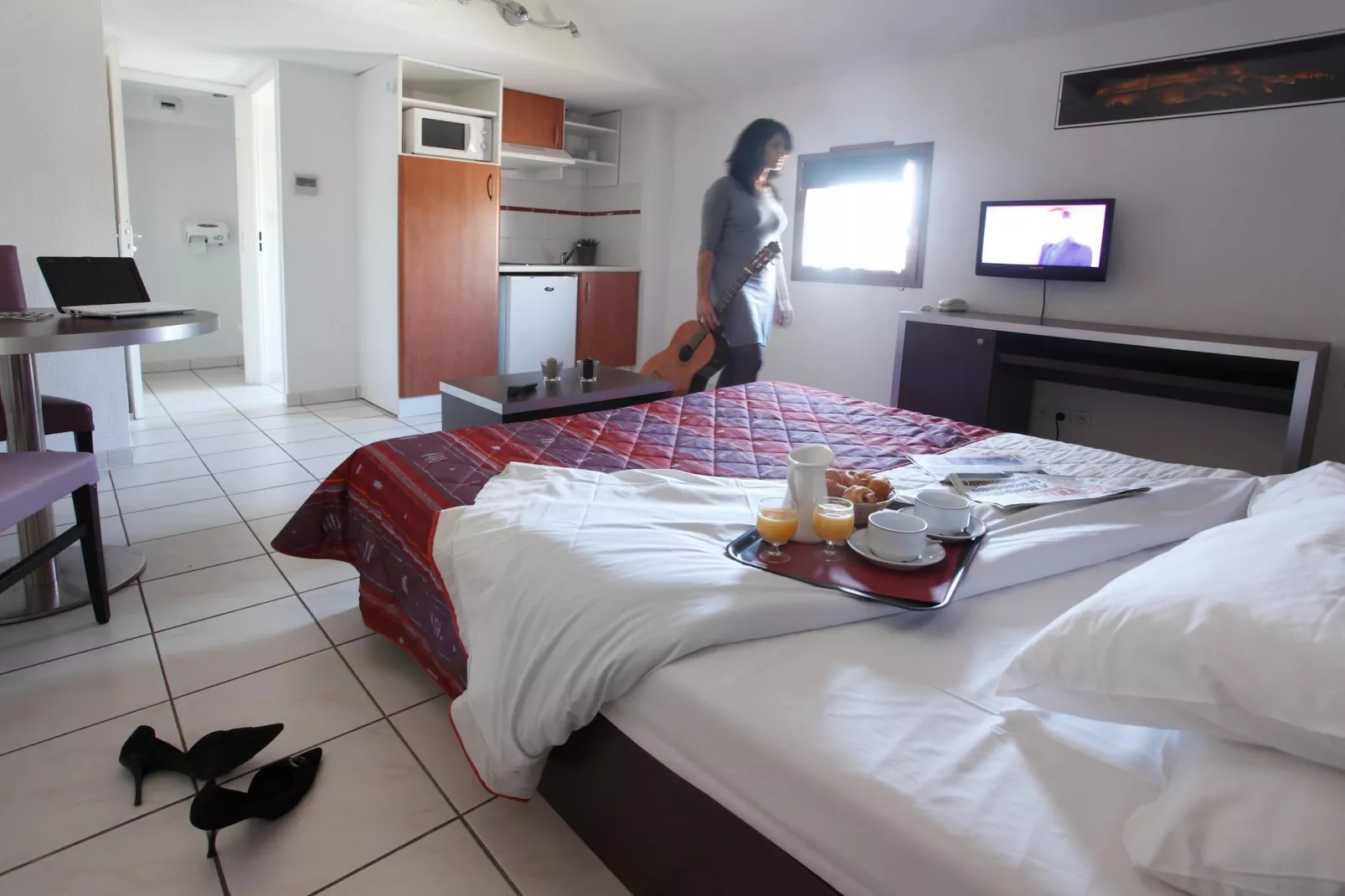 Résidence la Barbacane Carcassonne / T2 / 4 pers - Chambre