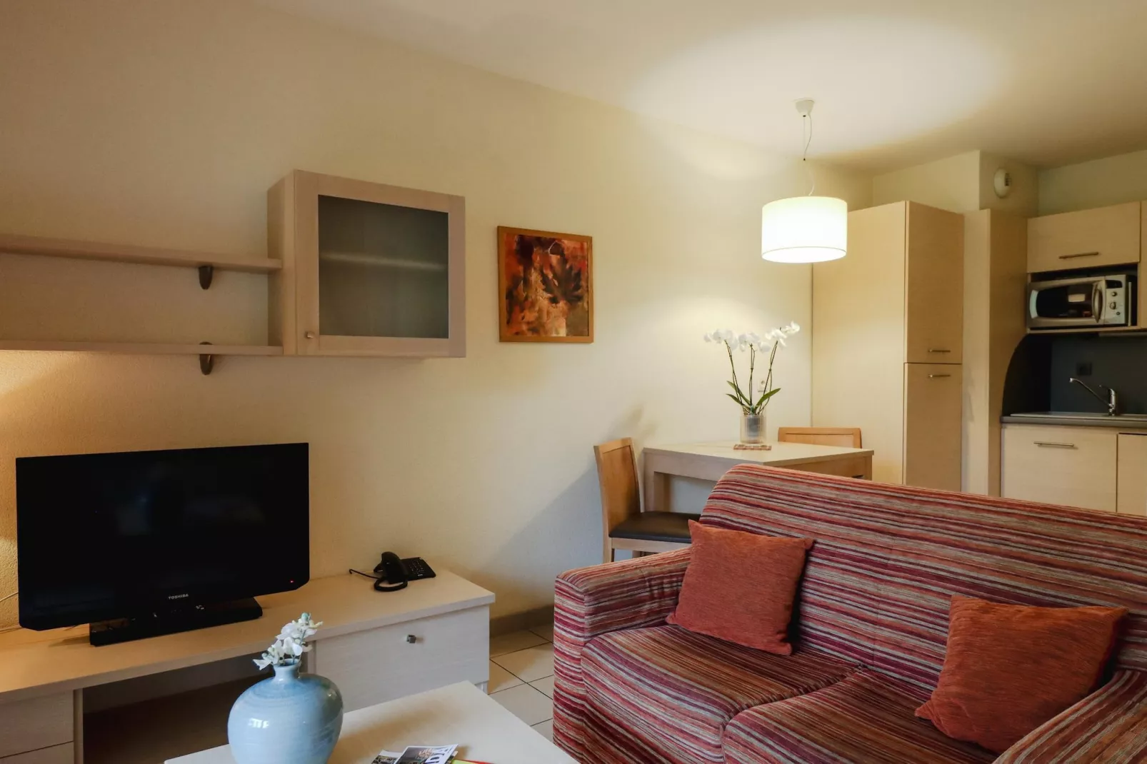 Adonis Divonne-les-Bains Park side Studio - Living room