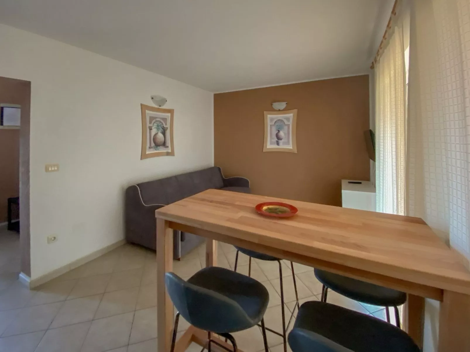 Appartement David 1 für bis zu 3 Personen mit Terrasse - Drinnen