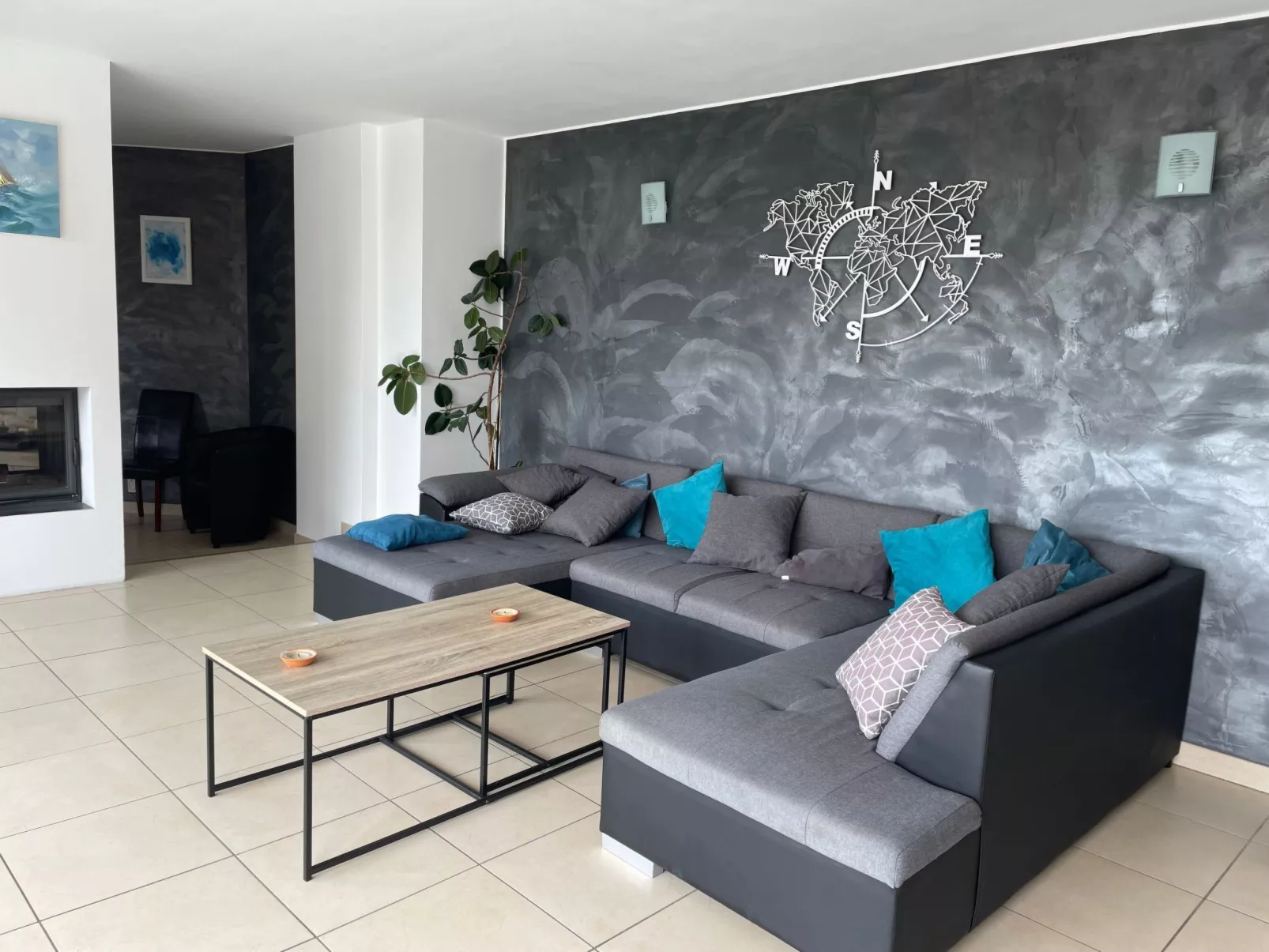 Ferienvilla Le repère mit Jacuzzi - Dedans