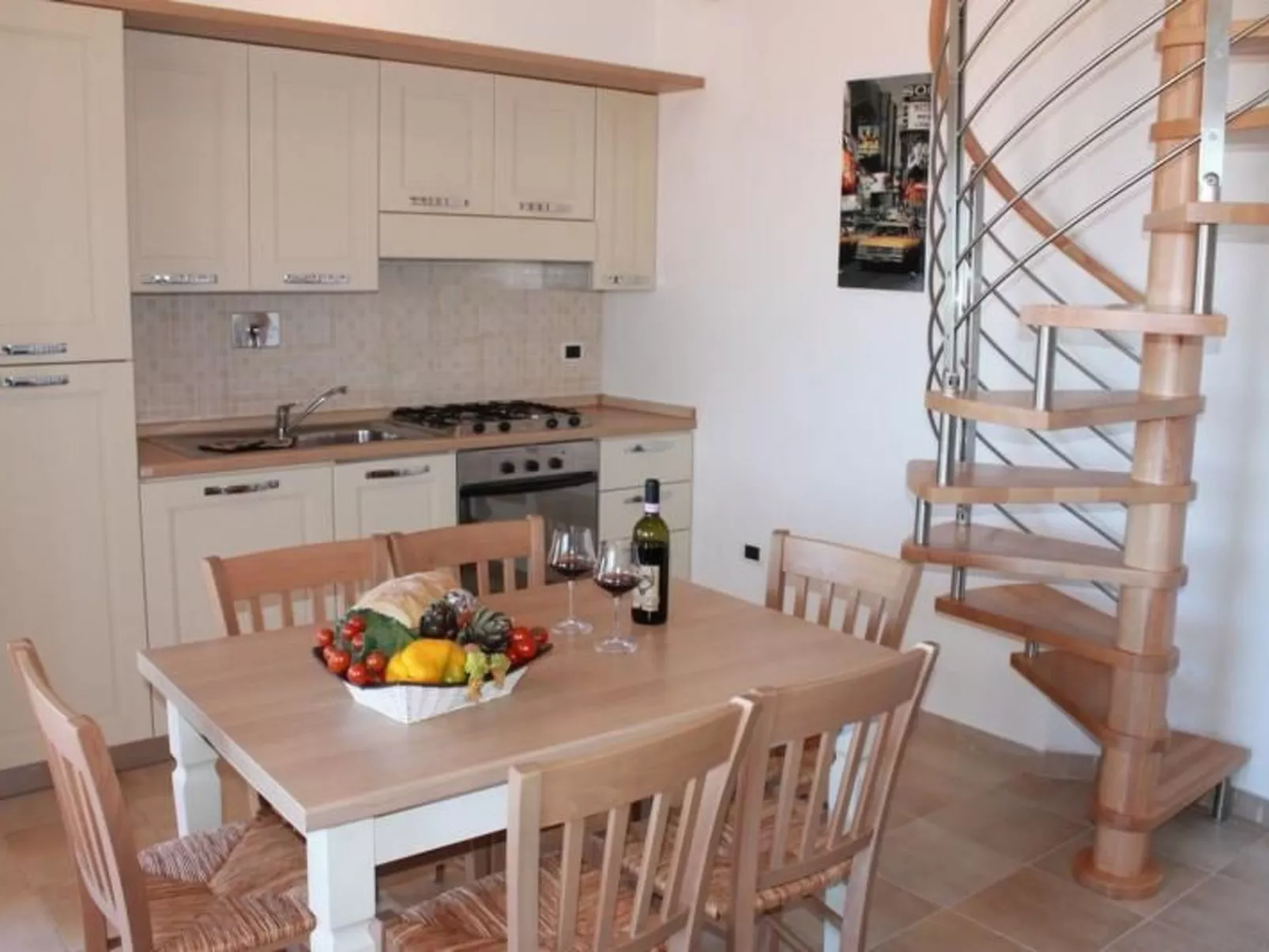 Unterkunft für 7 Personen mit AC, Schwimmbad, in der Nähe des Meeres - Inside