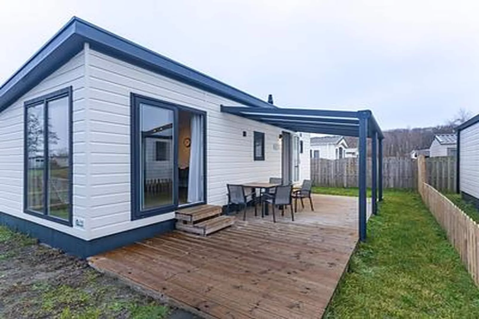 Duinhoeve chalet Schelp - Außenbereich Sommer