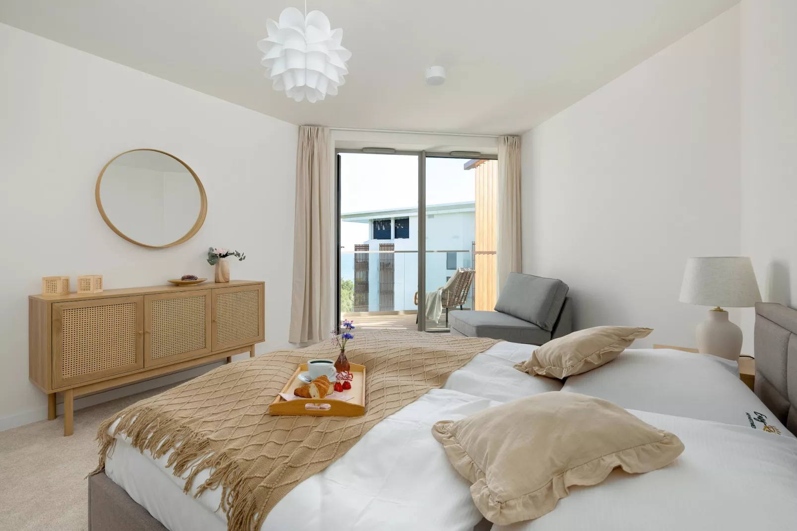 Apartament PINEA Grunwaldzka 82A-713 - Schlafzimmer