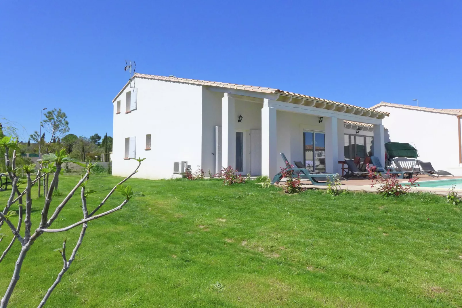Belle villa avec piscine privée - NARBONNE - Garten Sommer