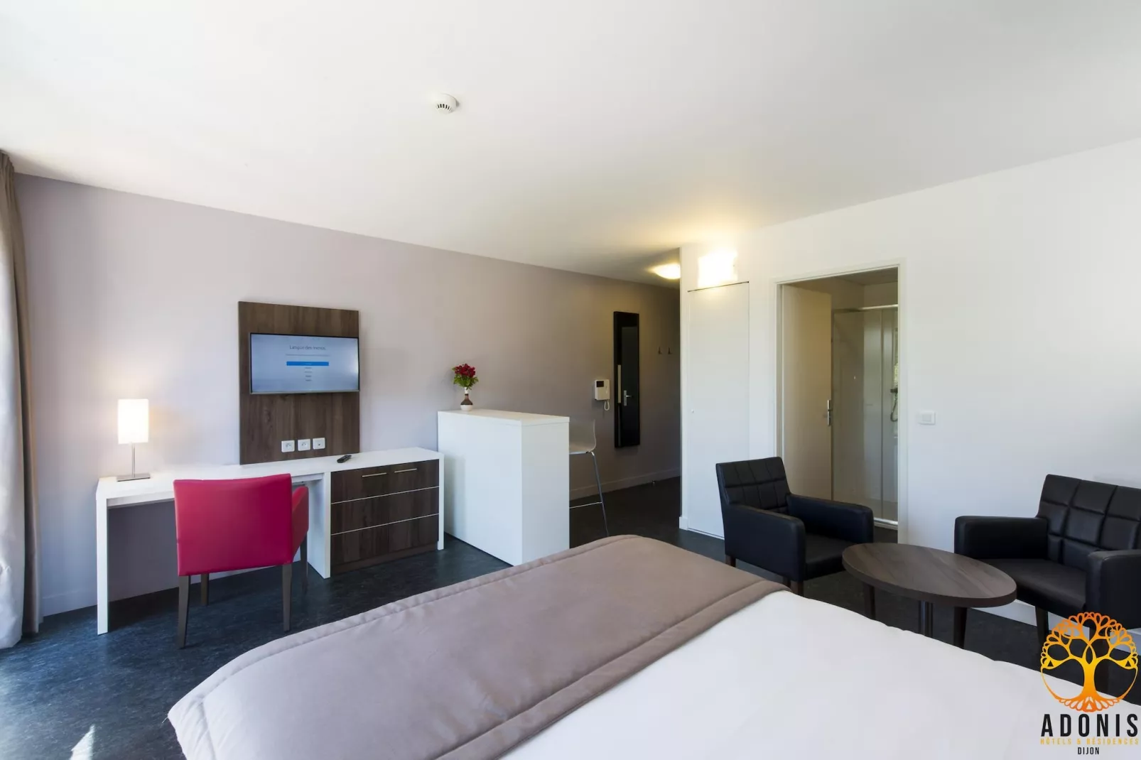 Adonis Dijon Double/Superior studio - Schlafzimmer
