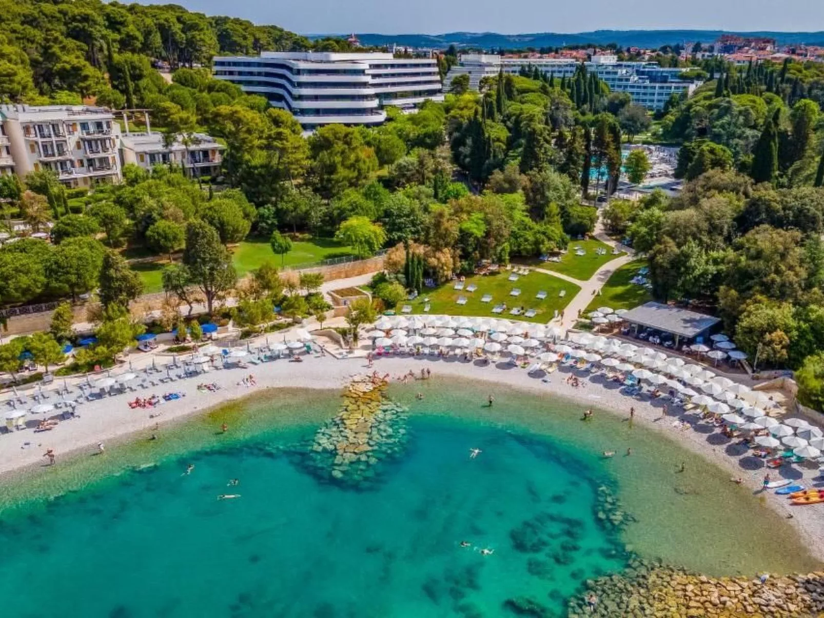 Zimmer "Olivengarten" mit Meerblick - Outside