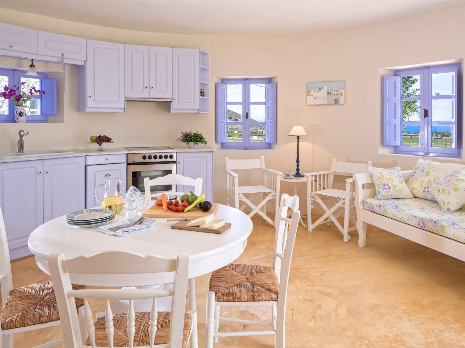 Mit Privatpool für 5 Personen ca. 90 m&sup2; in Santorini, Ägäis (Santorin) - Inside